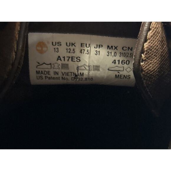 Timberland Boots Men’s Size 13 Britton Hill Waterproof Chestnut Leather Chukka - Picture 11 of 11